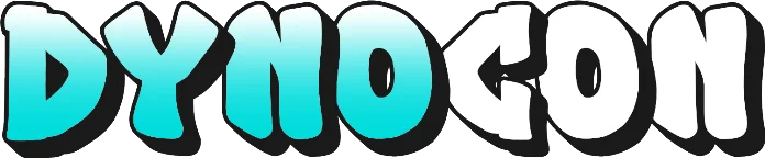 Dynocon font logo